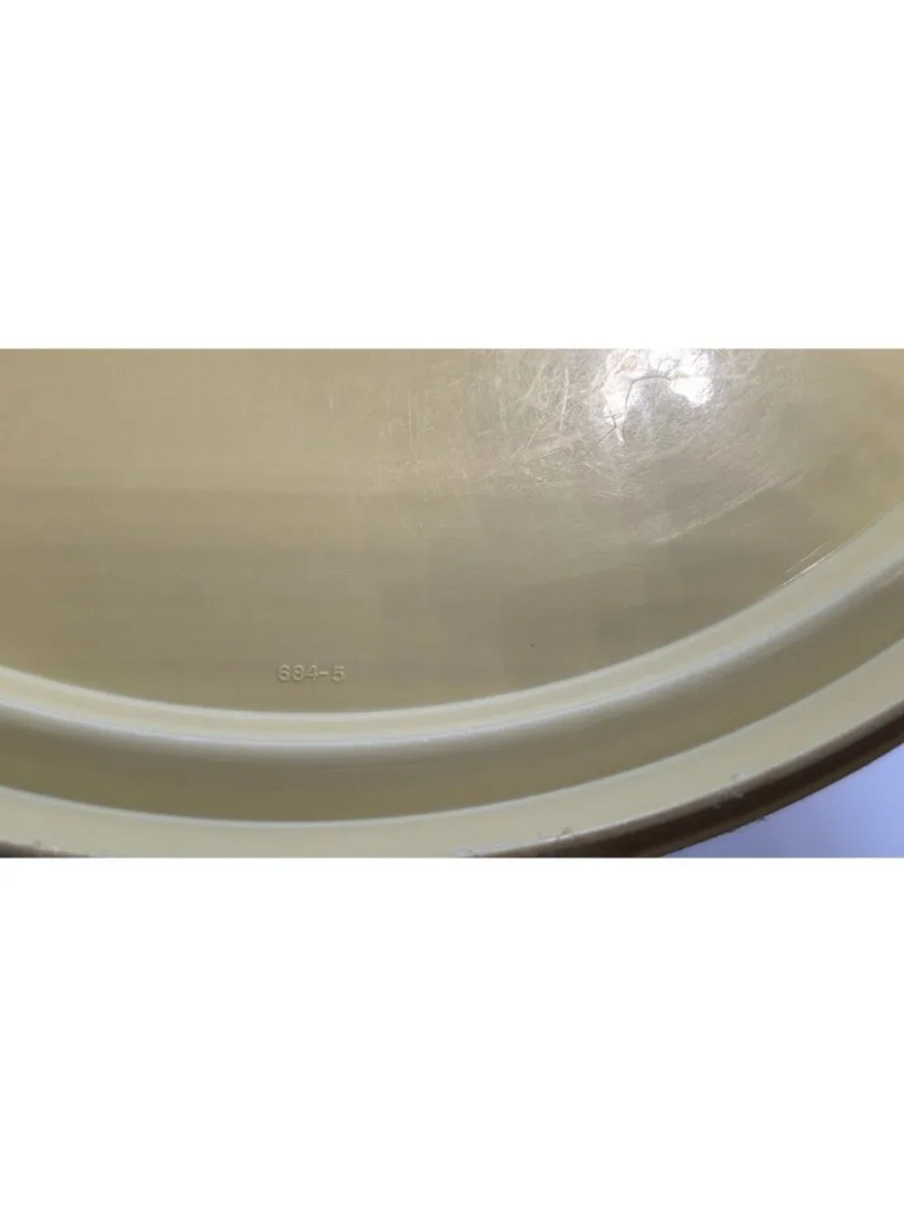 VINTAGE 70'S  TUPPERWARE CAKE CARRIER TAKER SUNBURST YELLOW 684-5 DOME